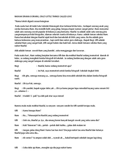 Naskah Drama 8 Orang