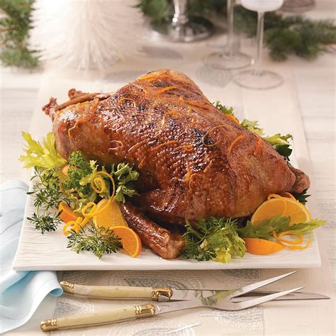 Christmas Goose With Orange Glaze Recipe How To Make It