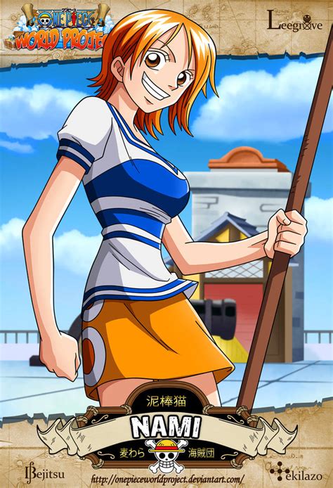 One Piece Nami By Onepieceworldproject On Deviantart