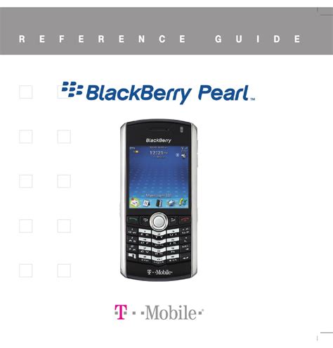 Blackberry Pearl 8100 Cell Phone Reference Manual Manualslib