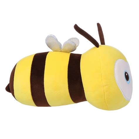 Custom Cute Stuffed Animal Toy Bumble Bee With Wings Plush Yellow