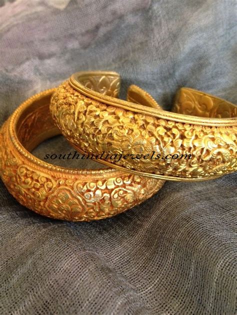 Gold Kada Designs South India Jewels