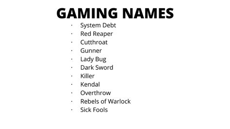 Unique Gaming Names To Attractive Gamers Roasted Metric