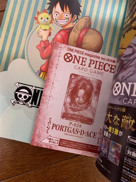 One Piece Magazine Vol 16 With Luffy Plastic Card Autographed By