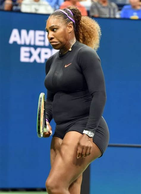 Serena Williams Black Bodysuit