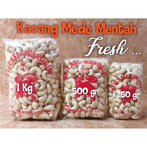 500 Gram Kacang Mete Mentah Super Shopee Indonesia