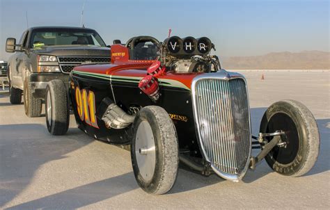 Vintage Hot Rod Blown Fuel Roadster Vintage Hot Rod Roadsters Salt Flat