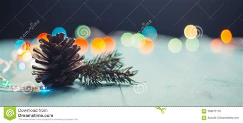 Natural Christmas Ornaments Stock Image Image Of Horizontal Glow
