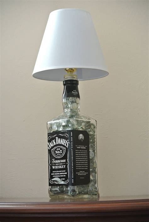 Jack Daniels Glass Bottle Lamp Jack Daniels Decor Bottle Lamp