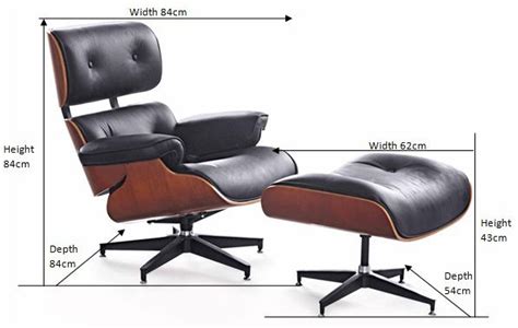 Price reduced from $3,045.00 to $2,588.25 15% off. Dimensions of Eames Lounge chair | Moveis, Cadeira ...