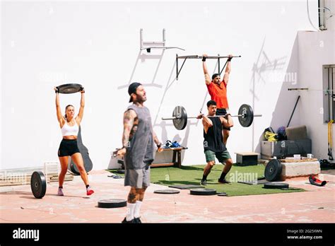 Bar Exercise Routines Hi Res Stock Photography And Images Alamy