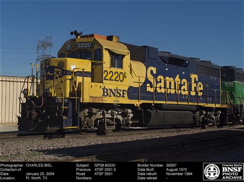 The Bnsf Photo Archive Gp38 2 2220