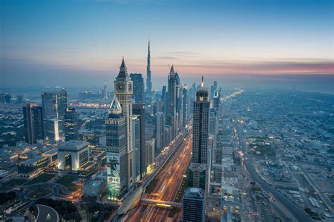 Dubai City Aerial View Skyscraper Wallpapers Hd Desktop And Mobile
