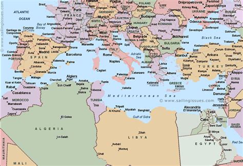 Maps Map Mediterranean