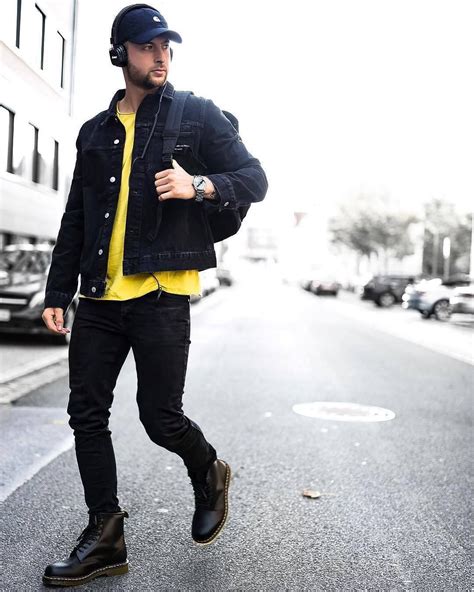 Mens Fashion Guide Photo Dr Martens Outfit Mens Outfits Dr