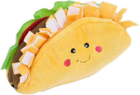 Zippypaws Nomnomz Taco Dog Toy