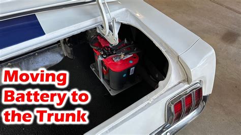 Moving The Battery To The Trunk Youtube