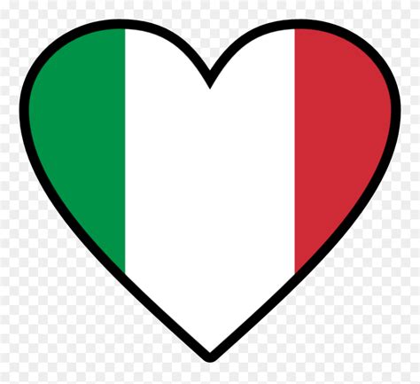 download italianflag italian flag love heart clipart 5681896 pinclipart