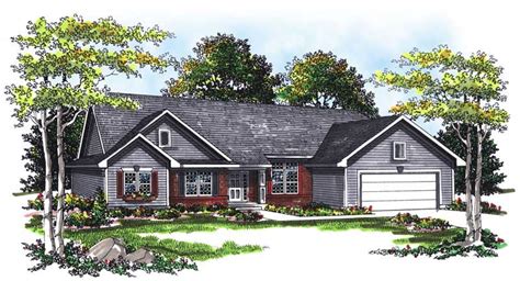 Ranch Home With 3 Bdrms 1750 Sq Ft House Plan 101 1729