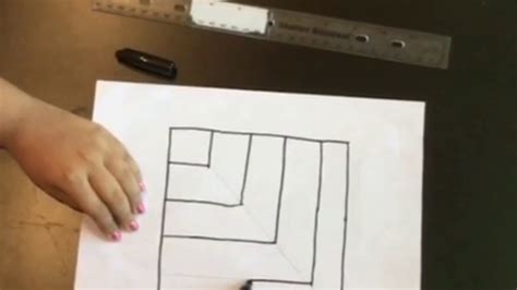 How To Draw An Easy Optical Illusion Youtube