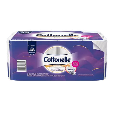 Cottonelle Ultra Comfortcare Septic Safe Toilet Paper 24 Double Rolls