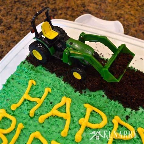 John Deere Tractor Happy Birthday Images I Made This Tractor Cake For