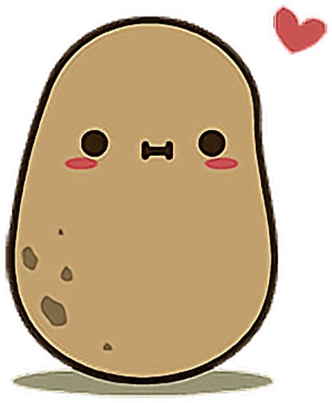 Potato Food Kawaii Cute Adorable Kawaii Potato Clipart Full Size Clipart 776929 Pinclipart