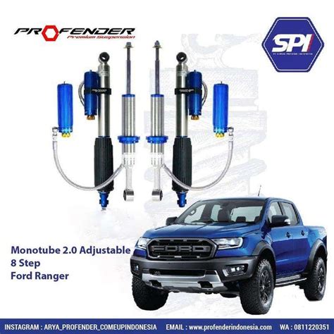 Jual Profender Shock Monotube Adjustable Step Ford Ranger Biru Di Seller Stride Pratama