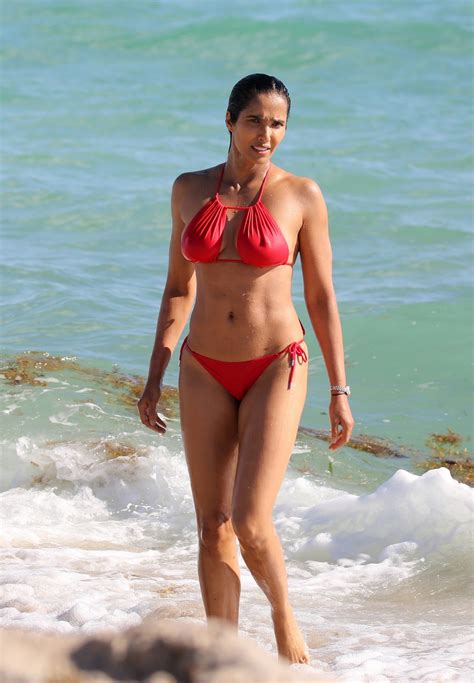 Padma Lakshmi The Fappening Sexy Red Bikini The Fappening