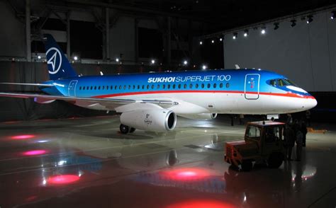 First Sukhoi Superjet 100 Rolls Out Photos And Video