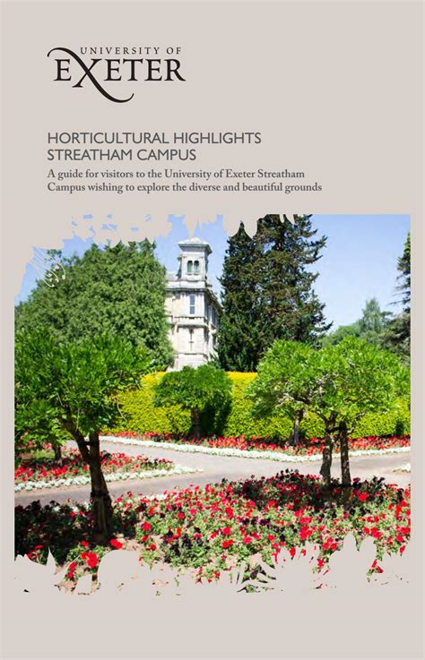 Horticultural Highlights Streatham Campus By University Of Exeter Issuu