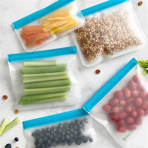 Greenlife Reusable Food Storage Bags Deluxe Set Of 12 Sister Collective