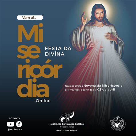 Vem aí a Festa da Divina Misericórdia RCC Franca