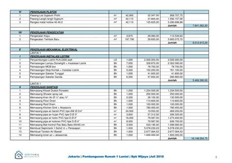 Rencana Anggaran Biaya Lt1 3 Jasa Desain Rumah Online