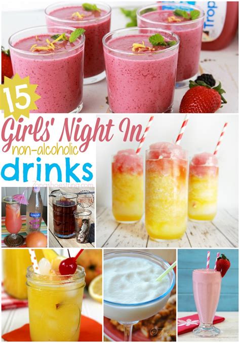 15 Girls Night In Fun Non Alcoholic Drink Recipes
