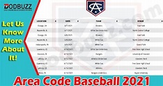 Area Code Baseball 2021 (July) Curious to Know, Read!