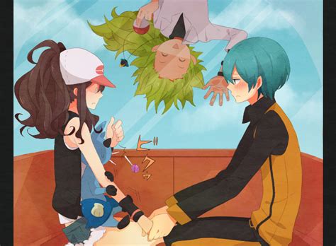 Hilda N Ace Trainer And Dewott Pokemon And More Drawn By Atori Danbooru