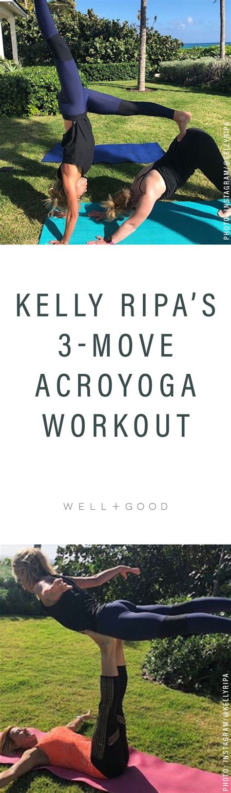 Kelly Ripa Acroyoga Partner Workout Workout Moves Butt Workout Daily