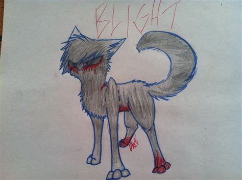 My Traditional Drawing Of Blight By Katzrule28 On Deviantart