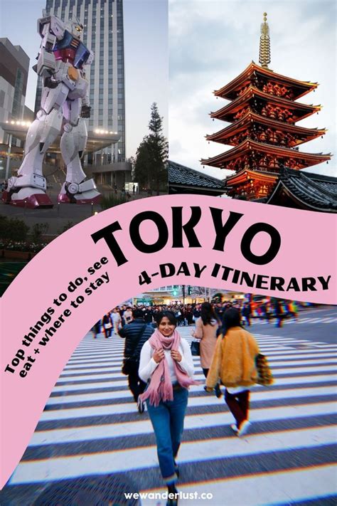 the perfect 4 day tokyo itinerary japan travel guide 2022 wewanderlustco in 2023 japan