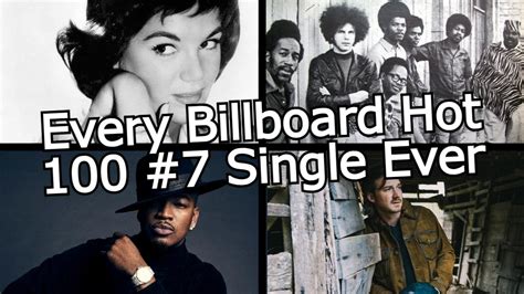 Every Billboard Hot 100 7 Single Ever 1958 2023 Youtube