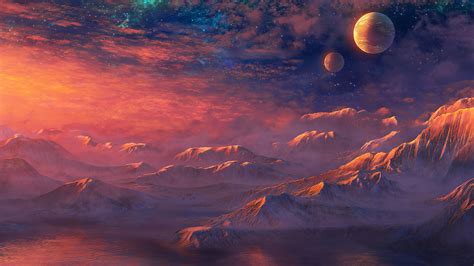 X Alien World Nature Space K K HD K Wallpapers Images Backgrounds Photos And Pictures