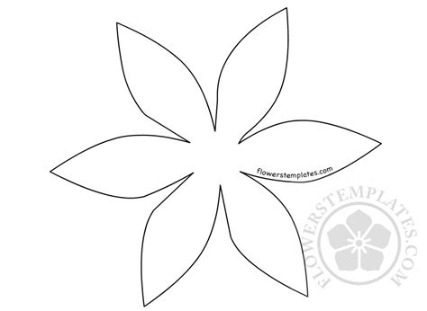 Printable Flower Template Cut Out Printable Templates
