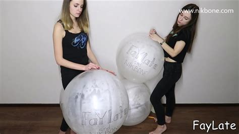 Two Girls Blow Up Six Big Balloons 1446min Payhip