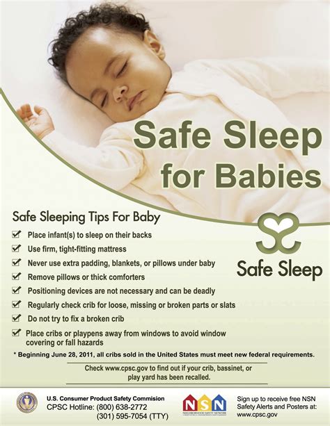 X 11 Safe Sleep Poster Ph