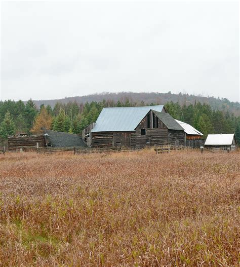 Old Log Barns In Renfrew County Ontario Canada Photo Pat Johnson
