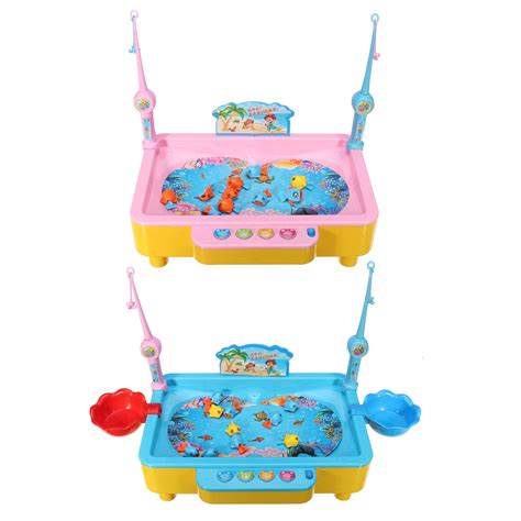 Educational Angling Colorful Toy Magnetic Fishing Board Game For Young