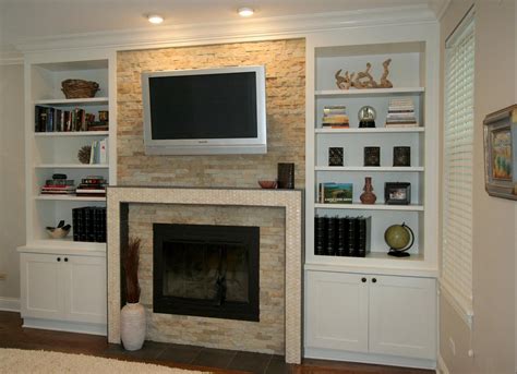 The dimensions of the piece are determined by the size of the tv. fireplace with custom cabinets | Built In Tv Cabinets ...