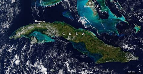 La Espectacular Foto De Cuba Desde El Espacio Publicada Por La Nasa