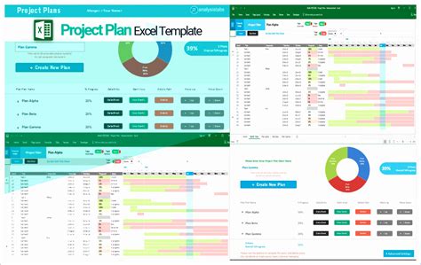 10 Simple Excel Gantt Chart Template Free Excel Templates Excel